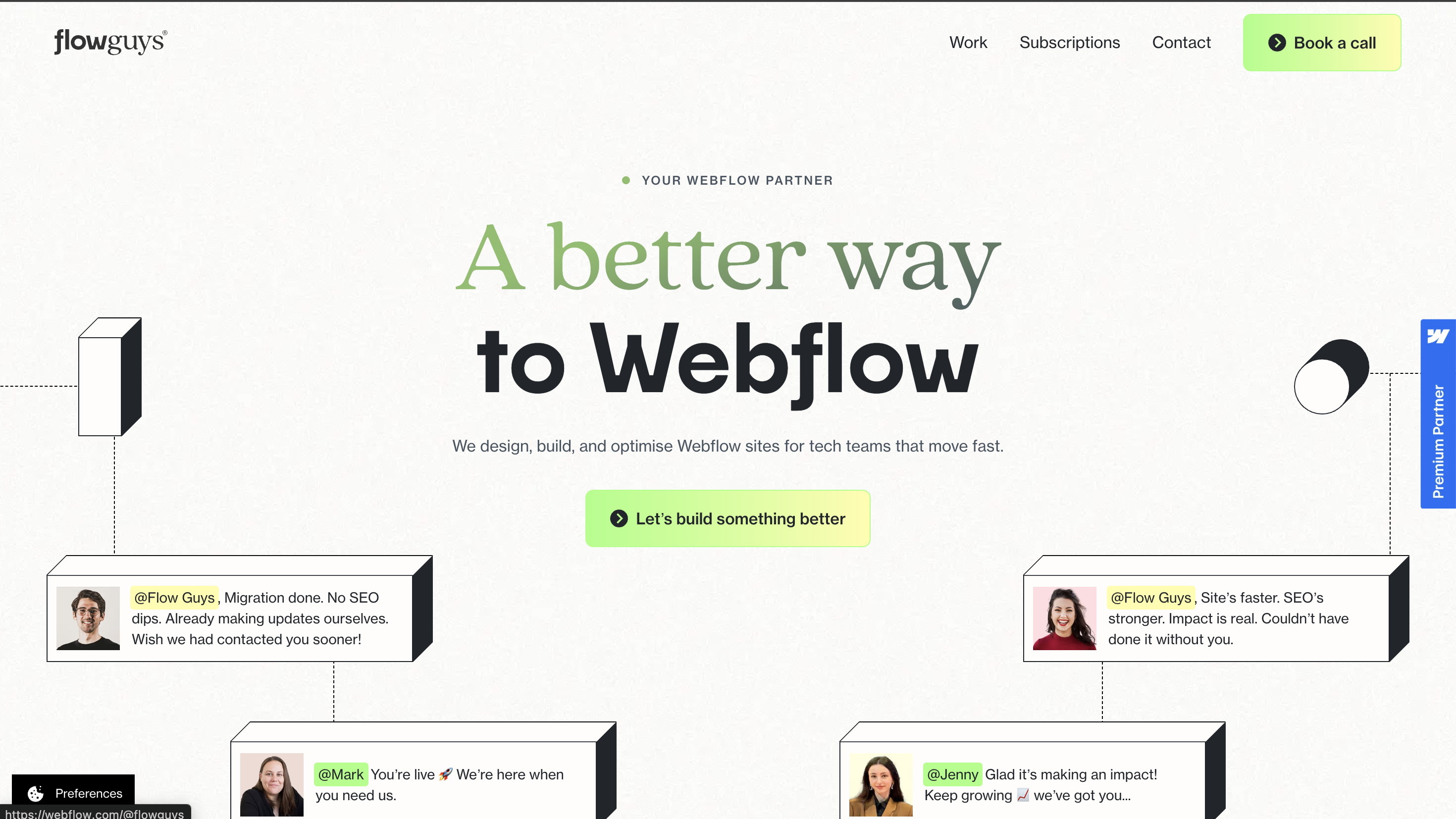 example for simple homepage designs for photographers