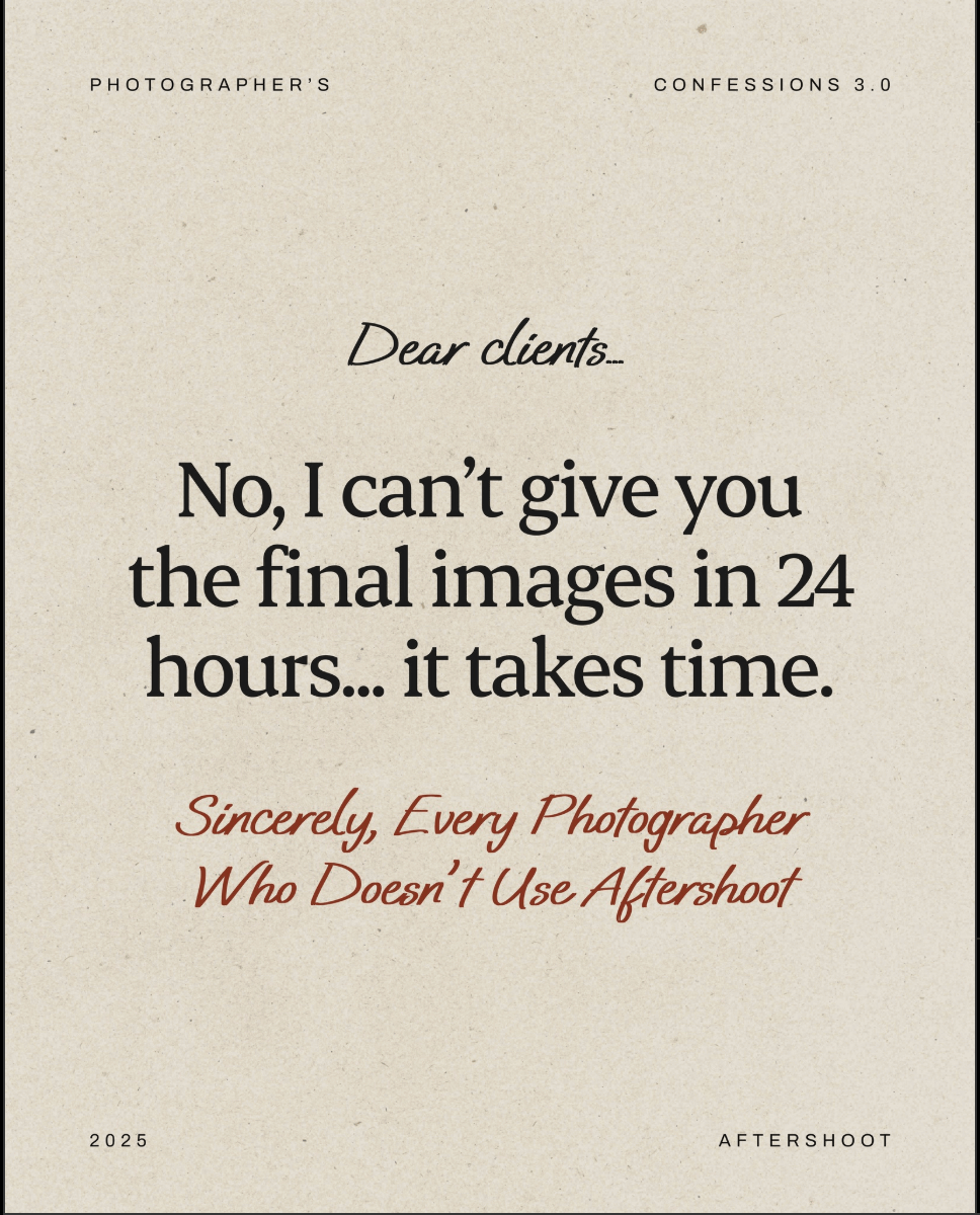 photographers confession quote on final images