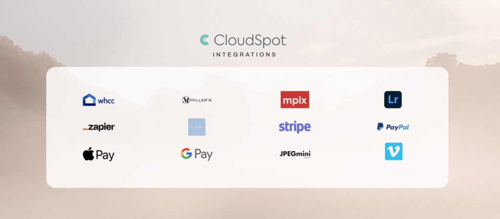 CloudSpot Integrations