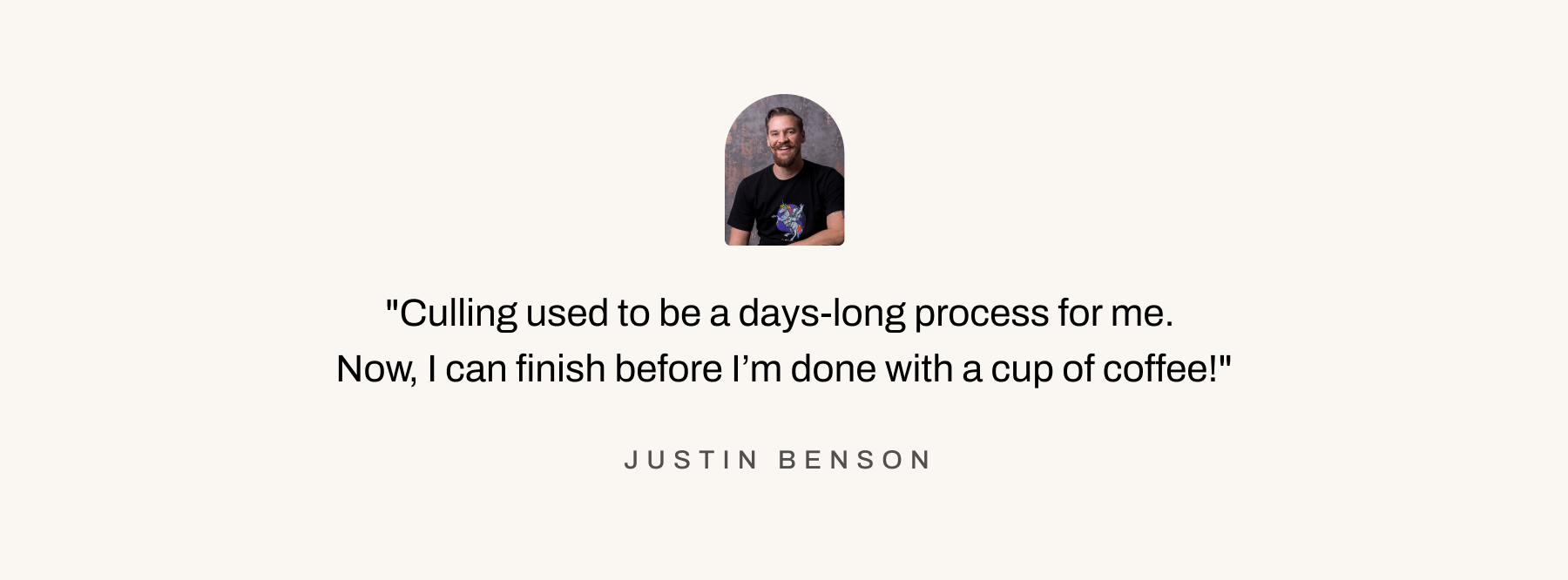 How AI transforms the culling process for Aftershoot founder, Justin Benson