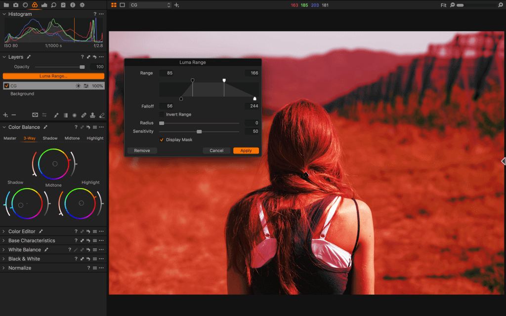 Capture One color grading