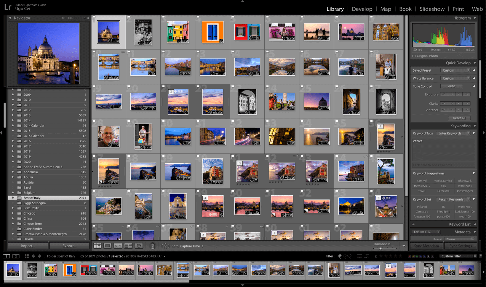 Lightroom file management screenshot