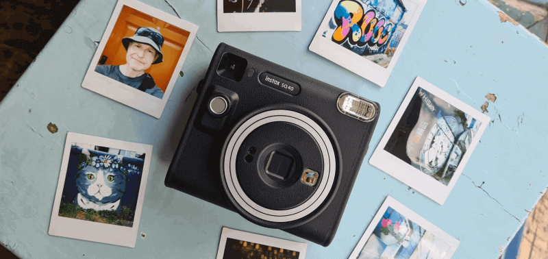 An instant camera is a great Christmas gift for photographers