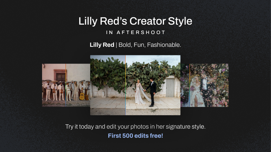 Lilly Red Creator Style in Aftershoot Edits 2.0