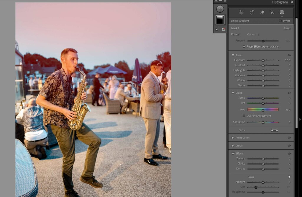 Masking photos in Lightroom