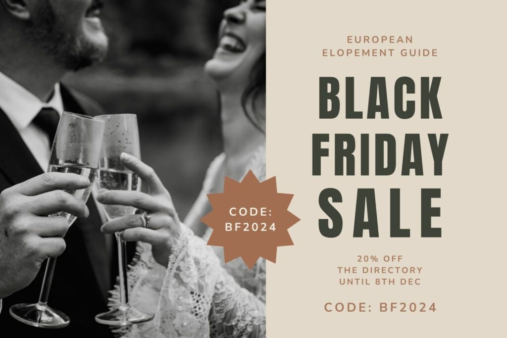 European Elopement Guide Black Friday Sale