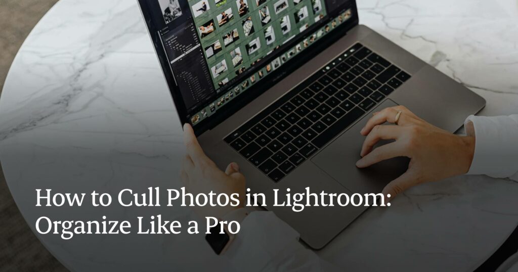 How to cull photos in Lightroom