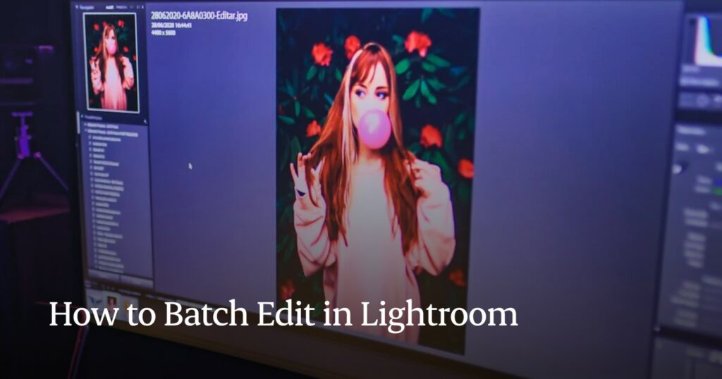 Lightroom batch editing