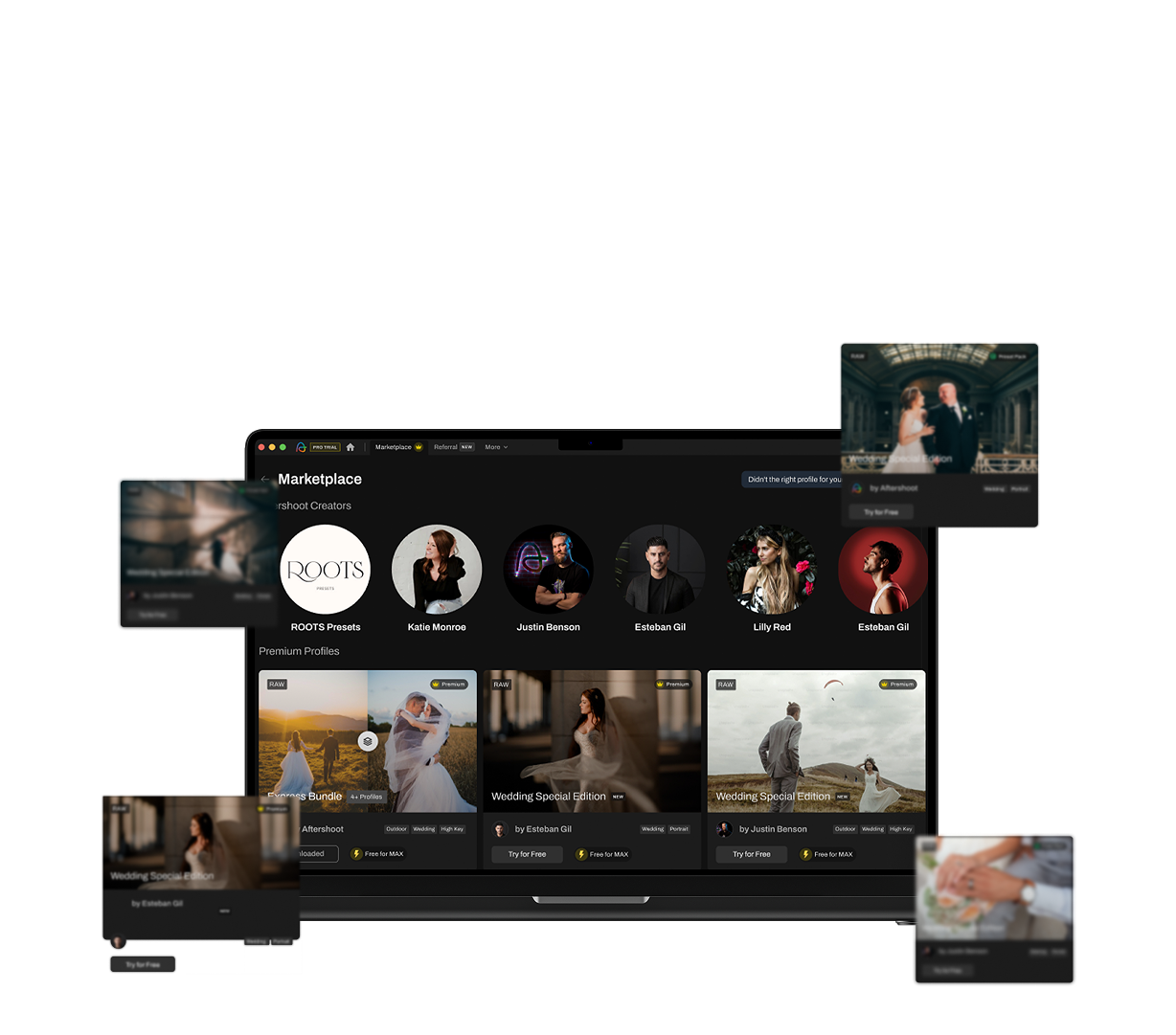 Marketplace desktop
