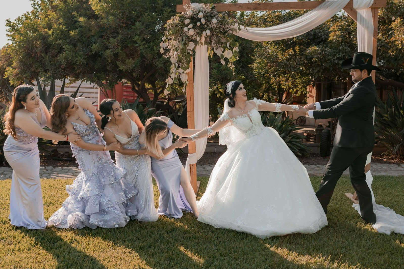 bridal party photography example