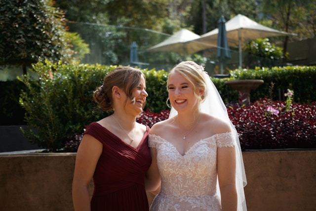 bridal party photo - duo