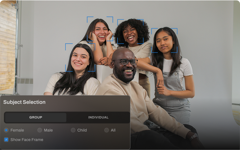 retouching subject detection aftershoot
