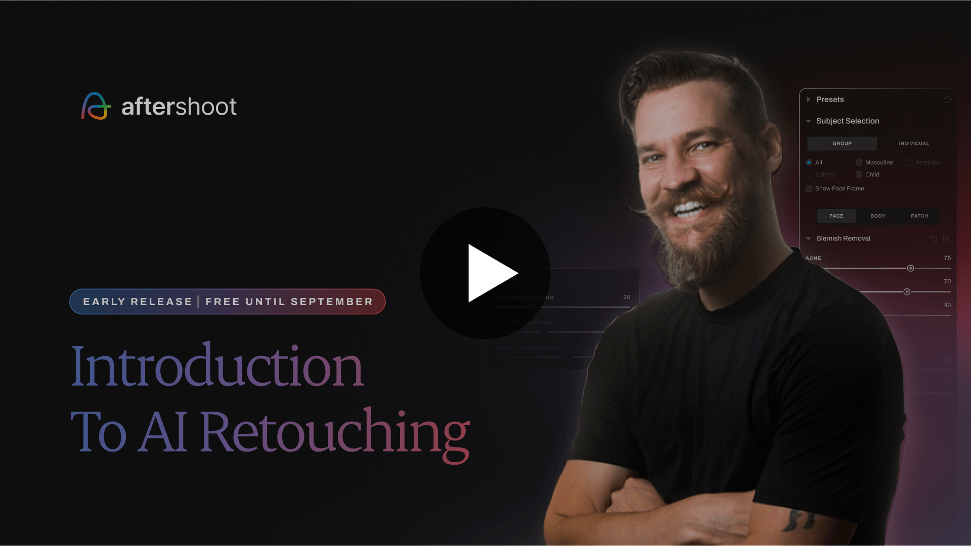 Aftershoot AI Retouching Introduction