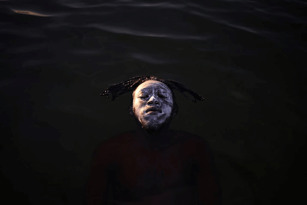 Cinematic contrast style of underwater photography