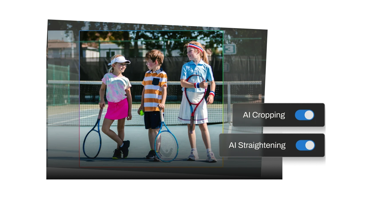Smart Cropping & Straightening