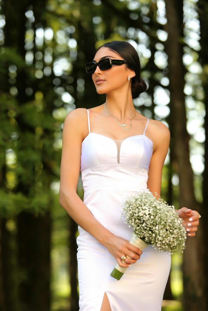 bride runway walk