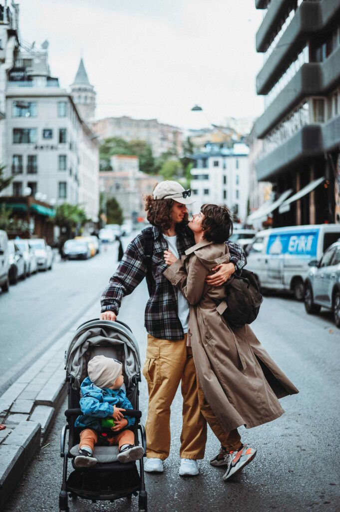Hold your child close and take a quiet breath together