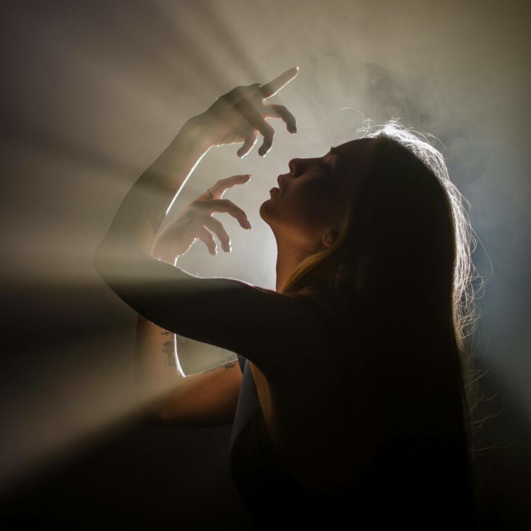 silhouette portrait photography