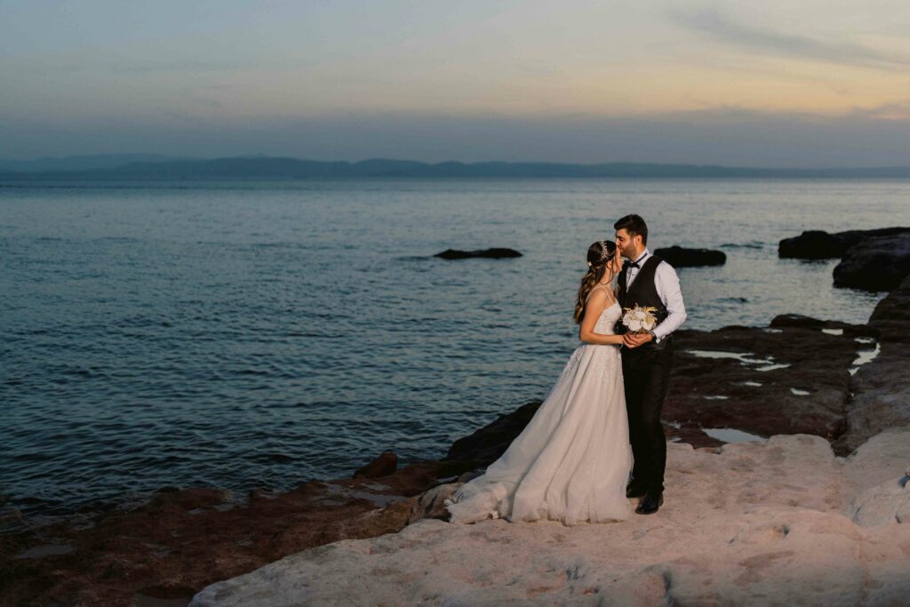 Destination wedding photography by the sea