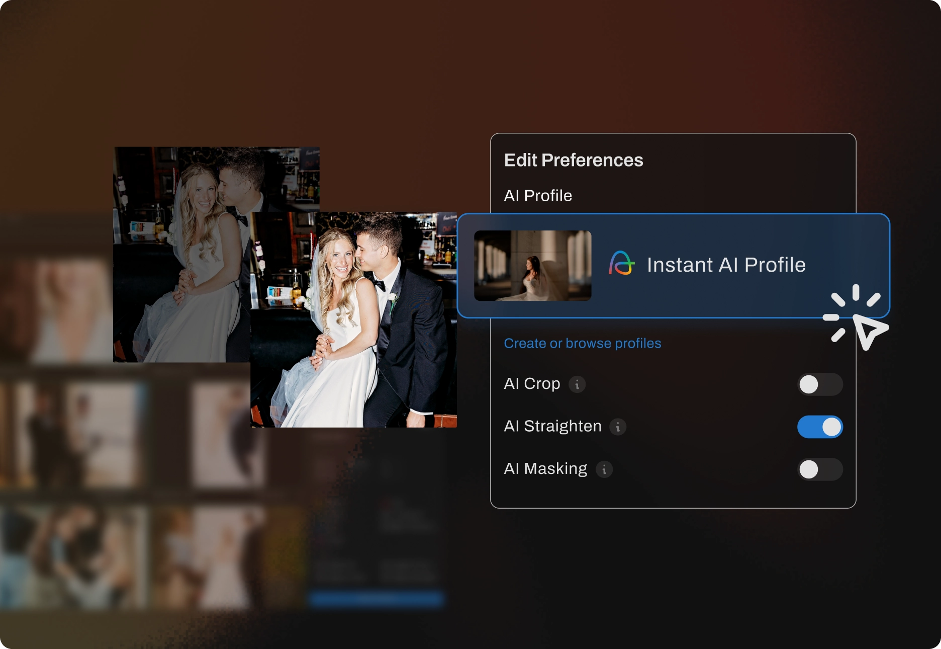 instant ai profile visual image