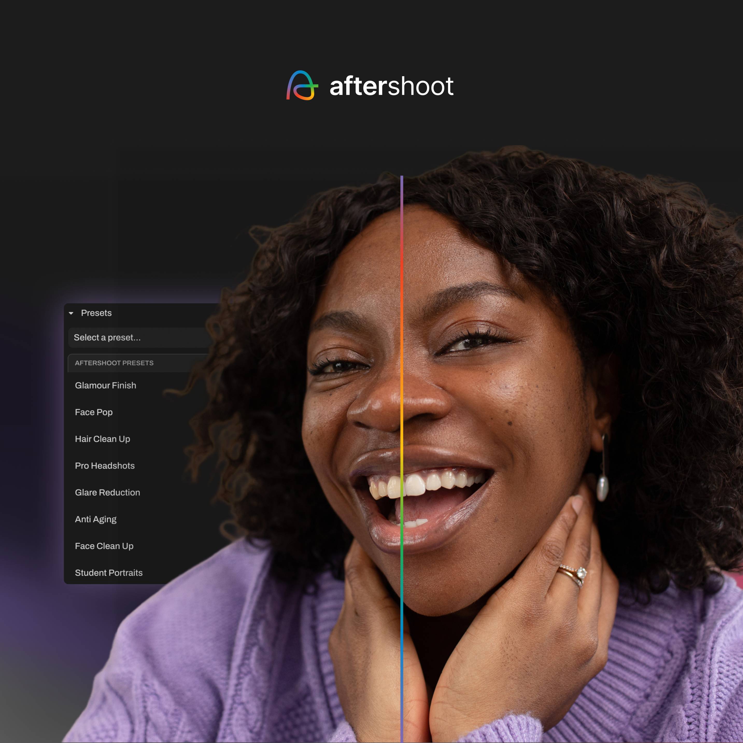retouching presets aftershoot