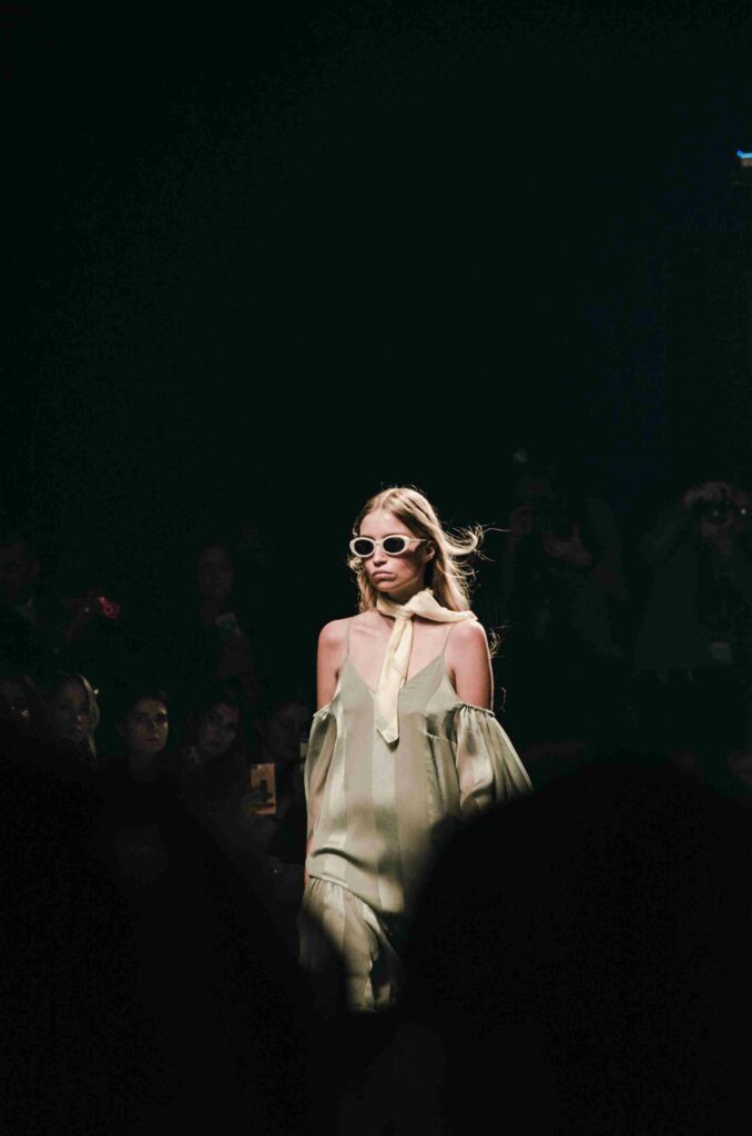 runway model photoshoot