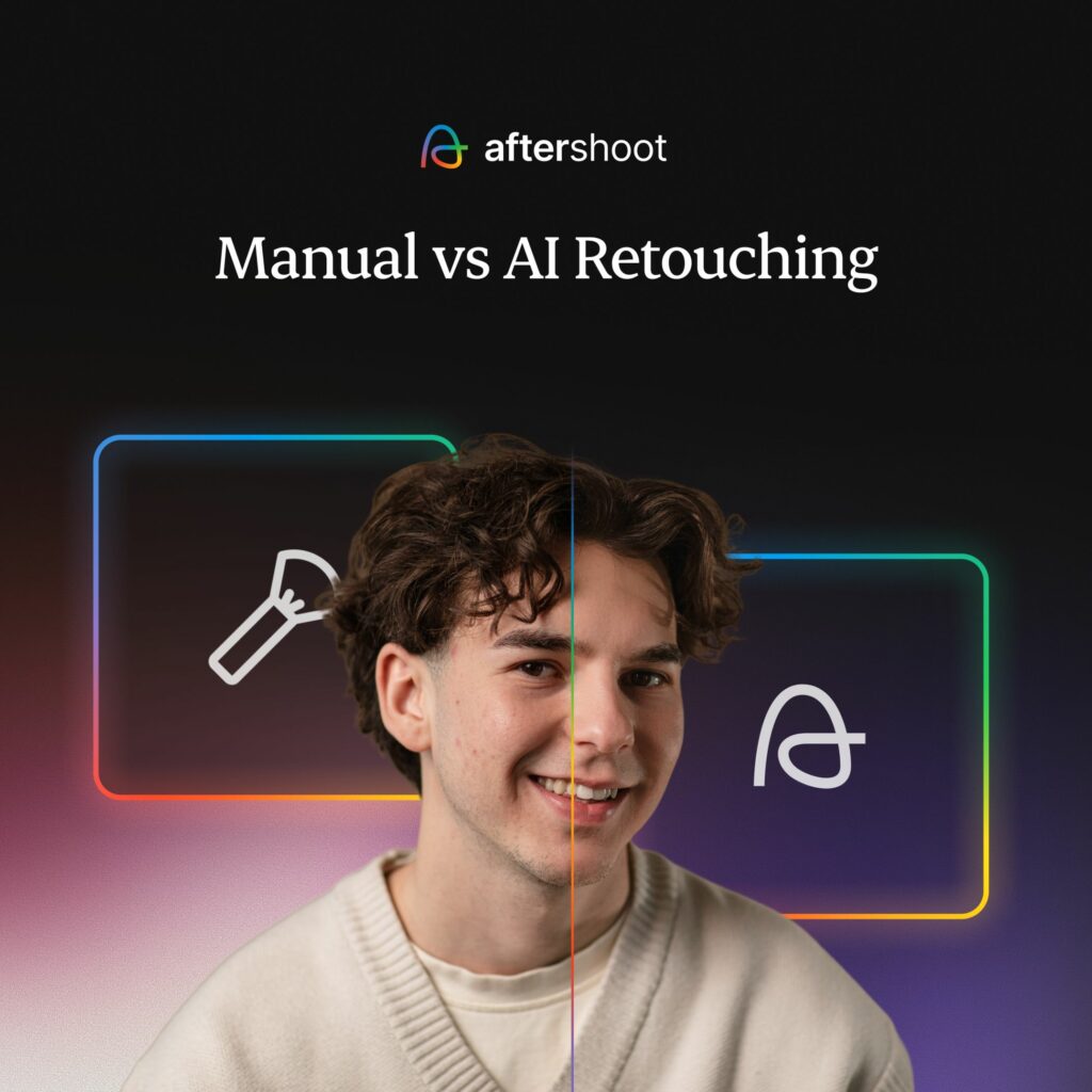 manual vs ai retouching
