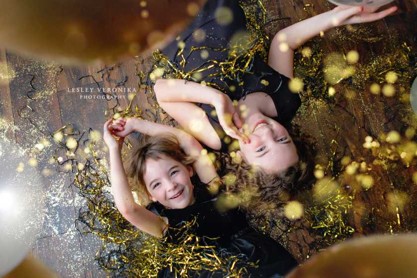 NYE glitter portraits