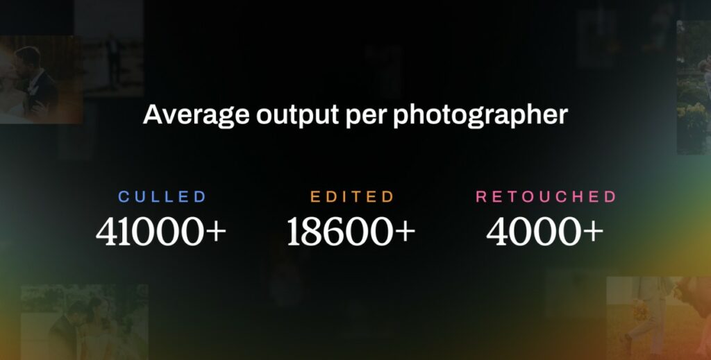 average output per photographer