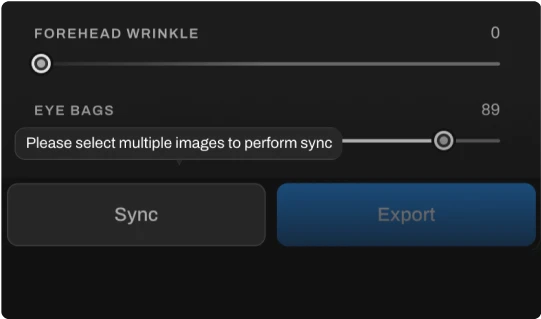 forehead wrinkle visual