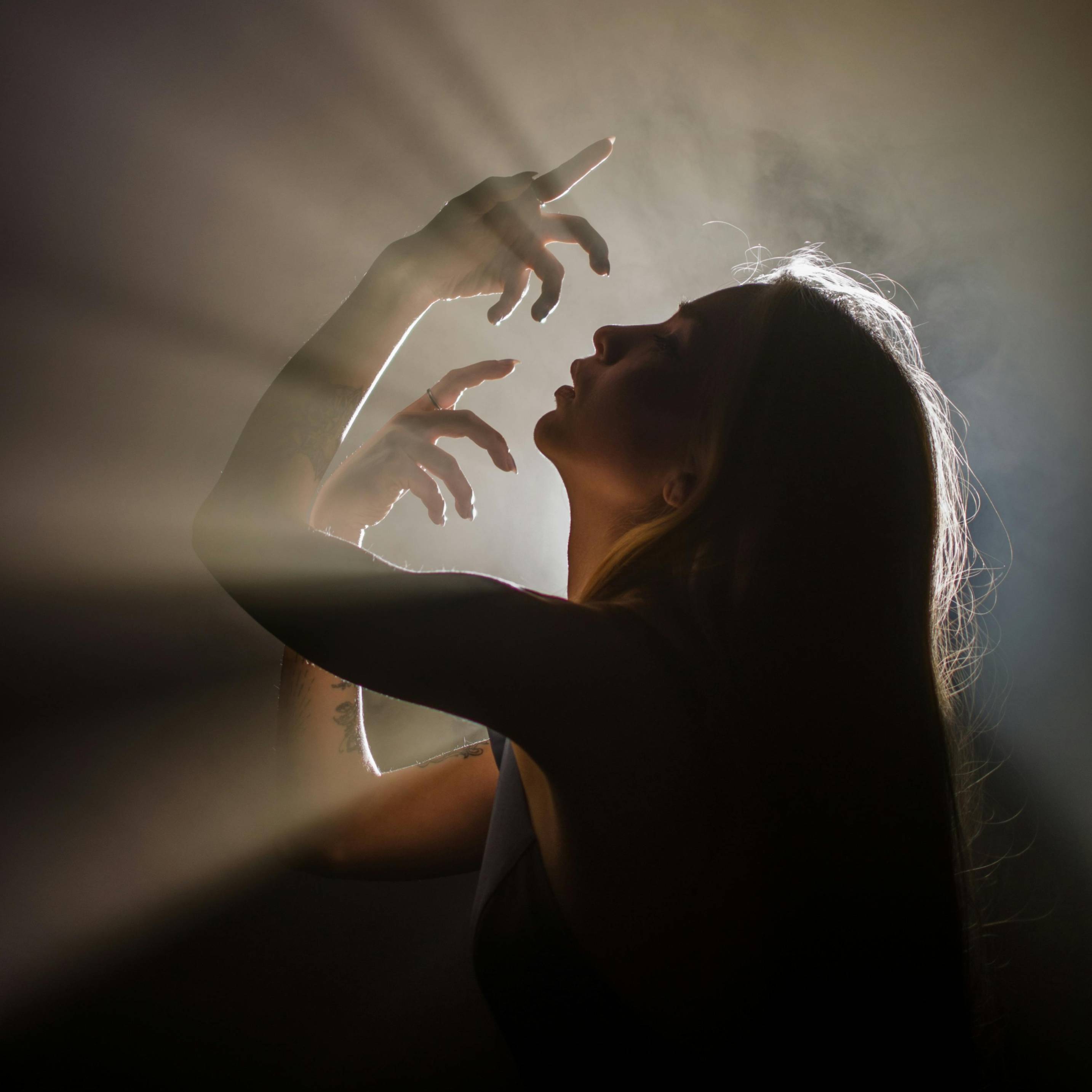 silhouette portrait photography