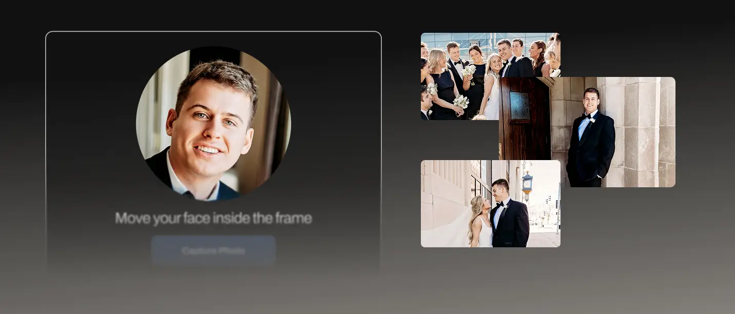 AI Face Scanning. Your Clients Find Themselves. Instantly.