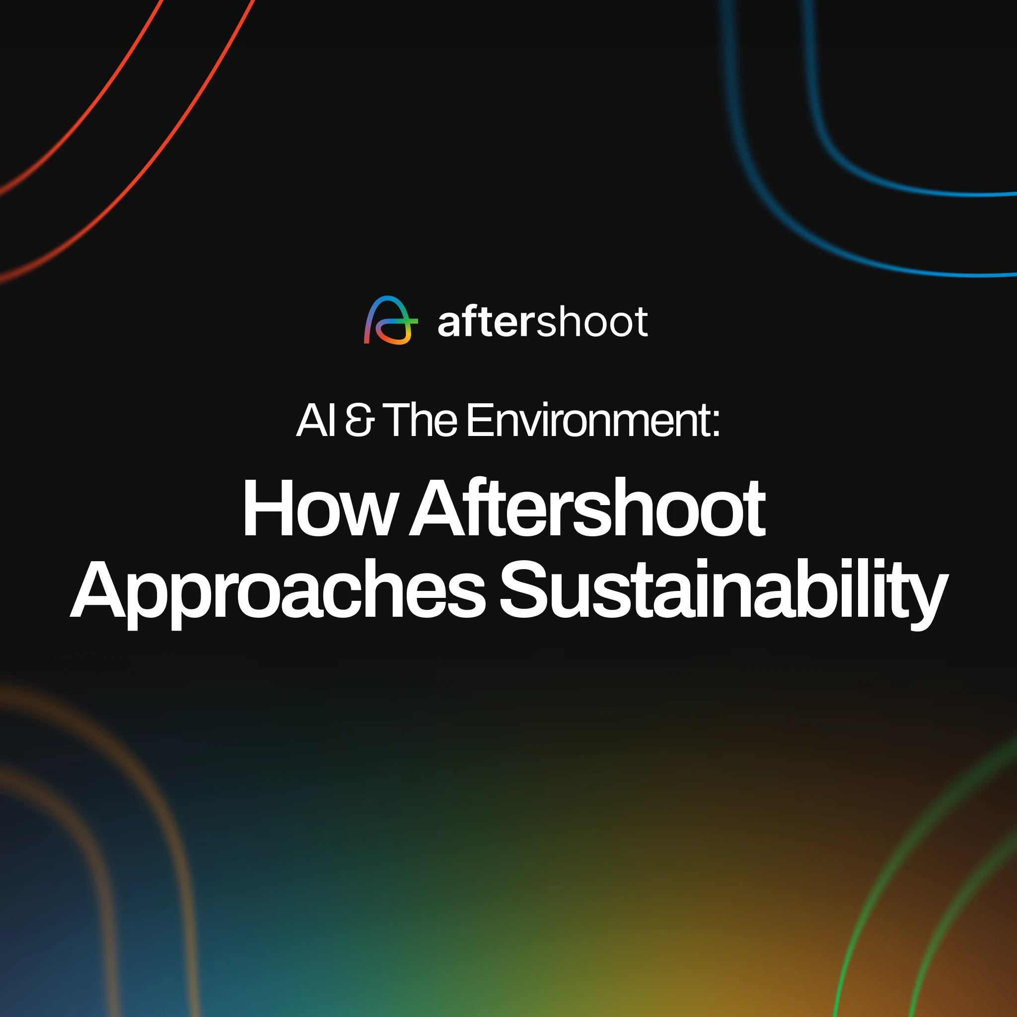 Aftershoot and Sustainability - Our AI's environmental impact