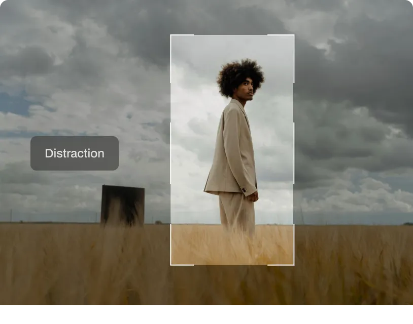 Removes Only the Distraction, Not Your Subject