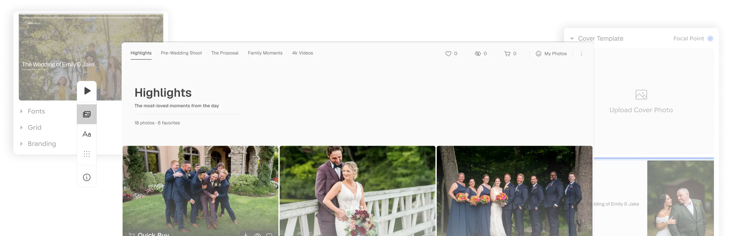 aftershoot gallery visual