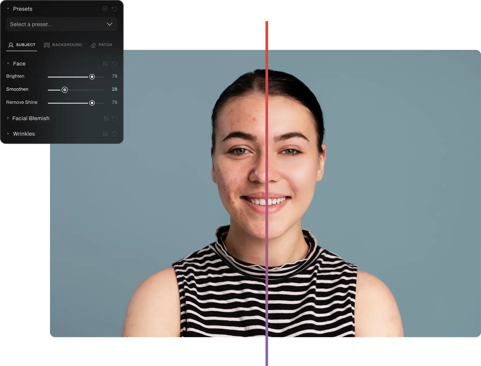 aftershoot retouching example
