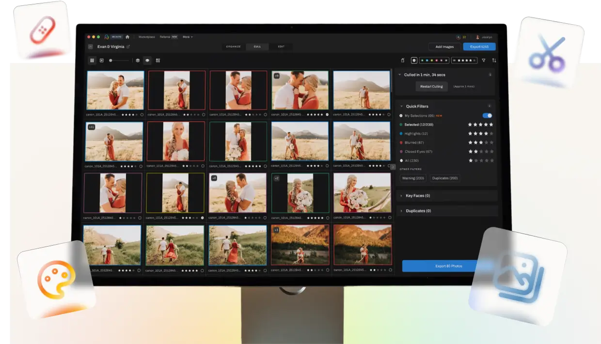 all in one workflow aftershoot gallery