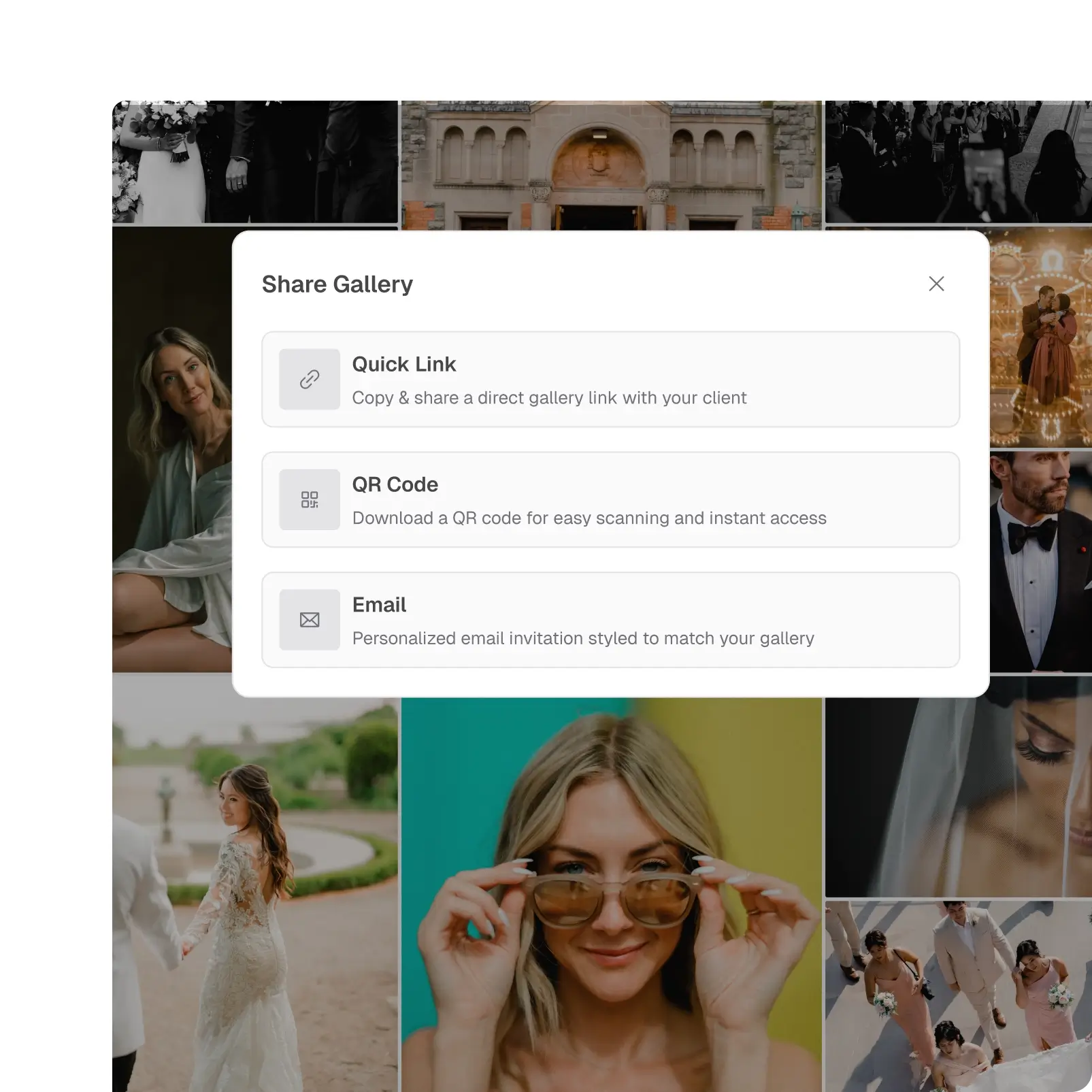 Unlimited Galleries. No Constant Storage Anxiety.