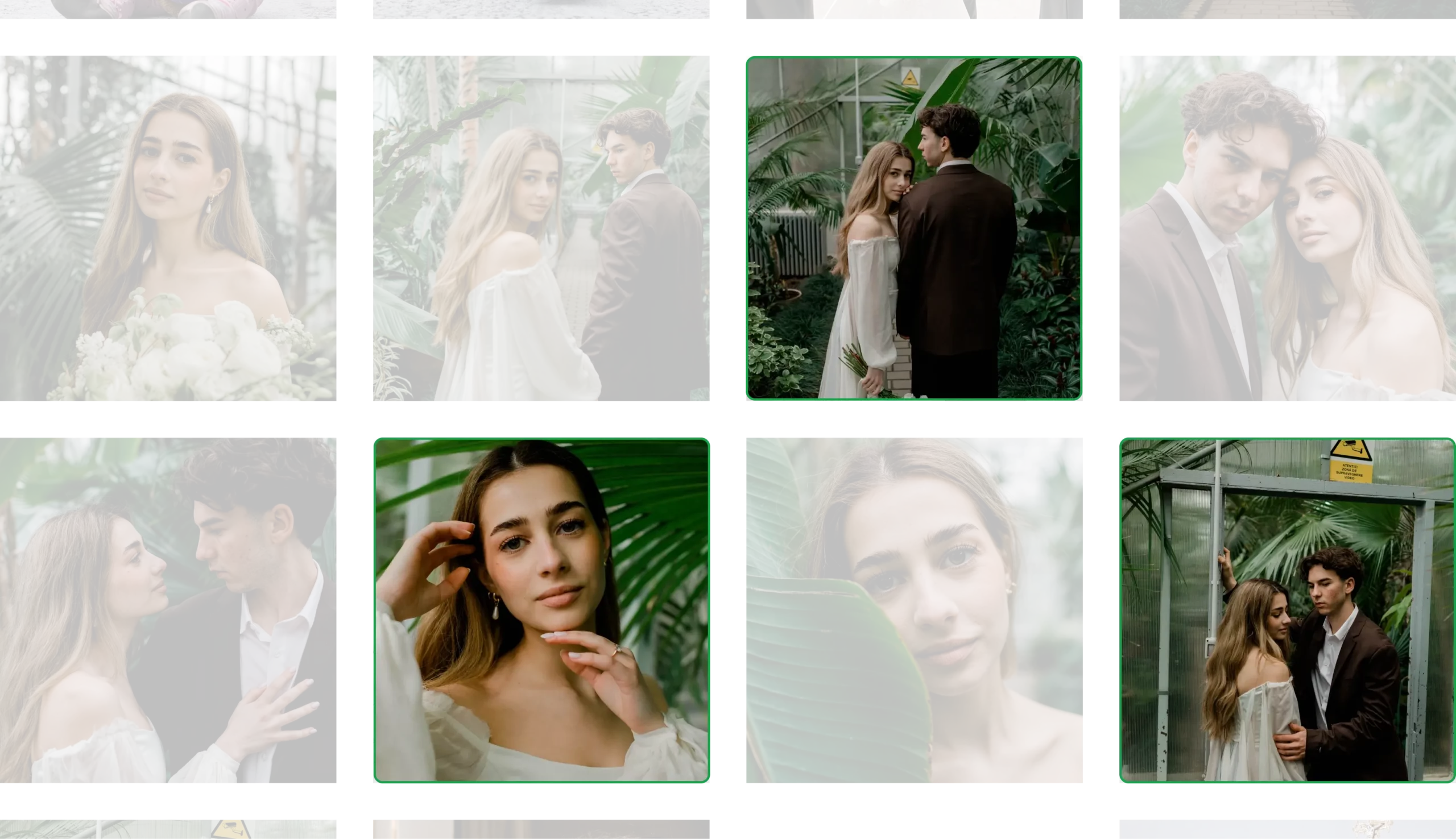 ai culling preview for wedding photos