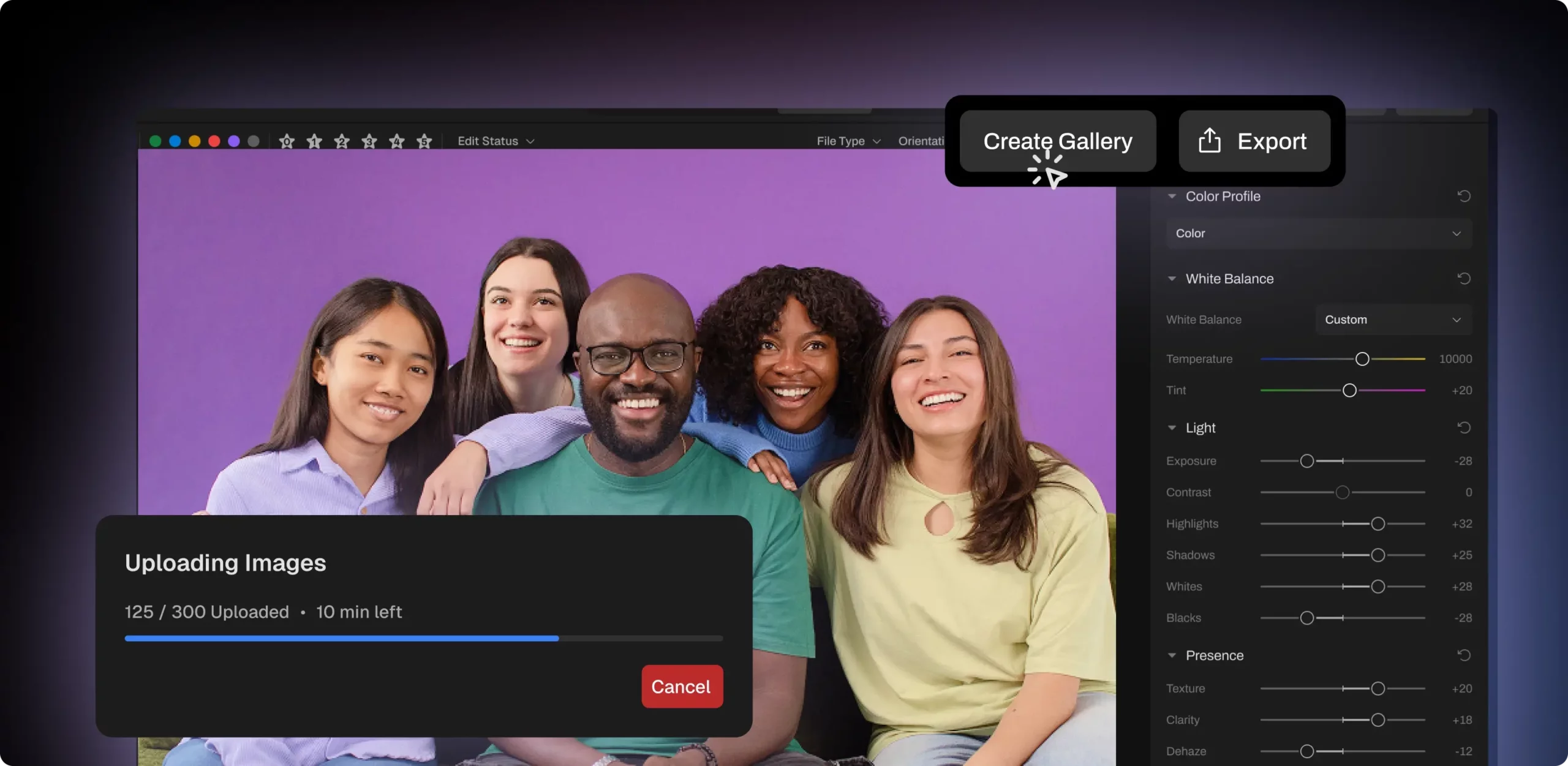 Edit to Delivery desktop