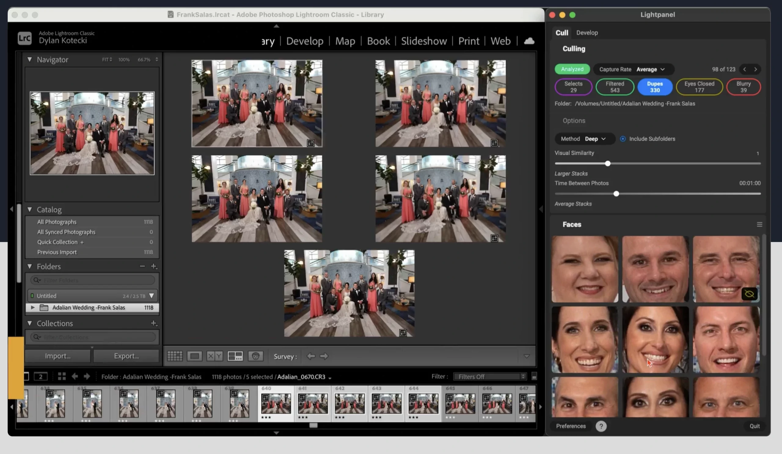ON1 LightPanel Culling Software