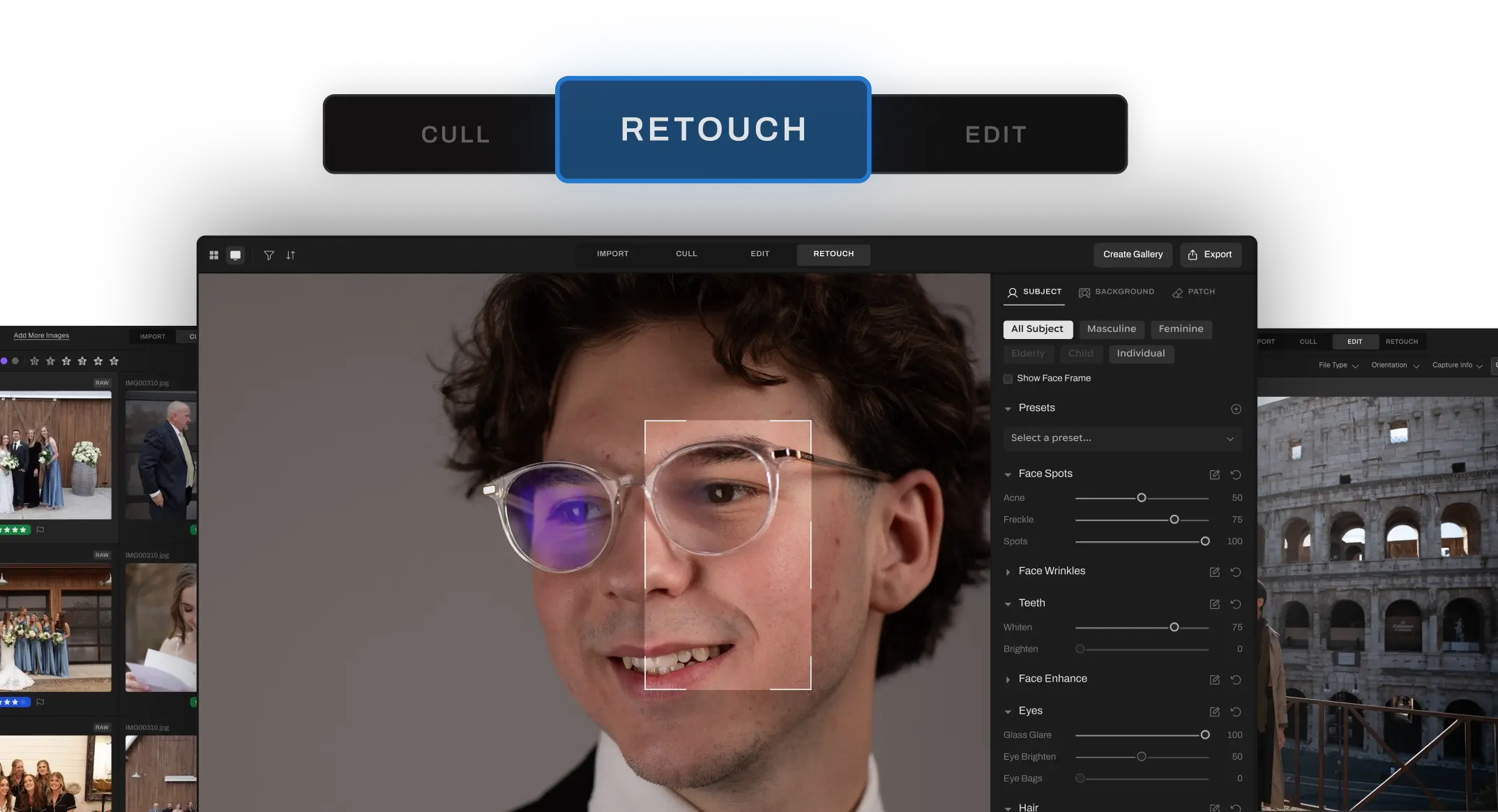 One Platform to Cull, Edit, and Retouch