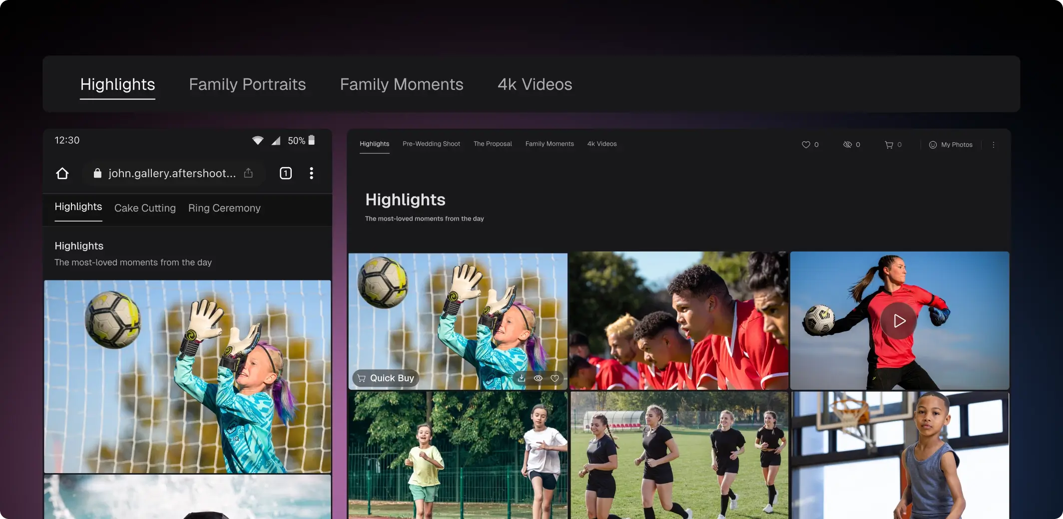 Photo & Video Delivery desktop