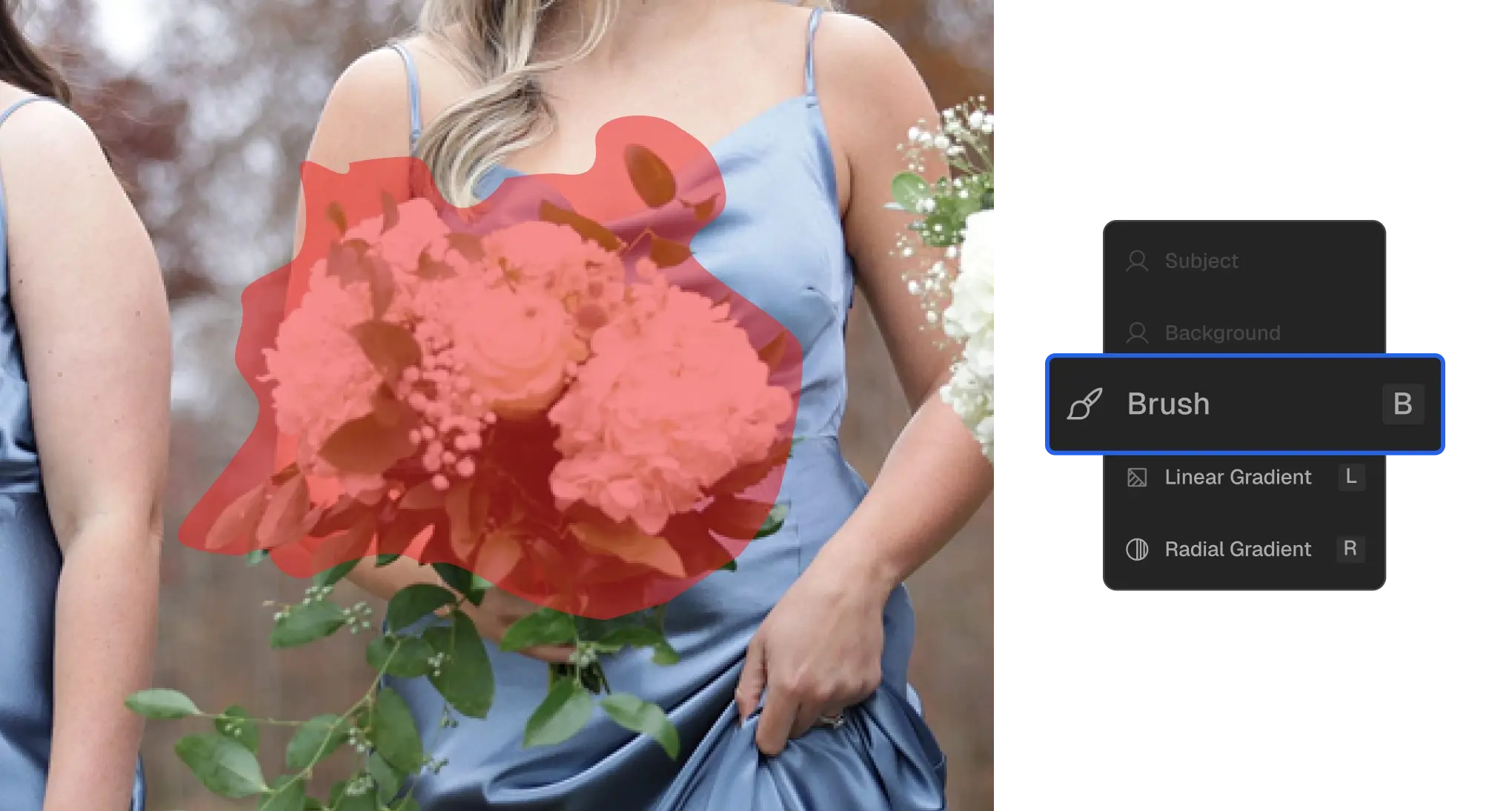 Retouch and mask the whole album