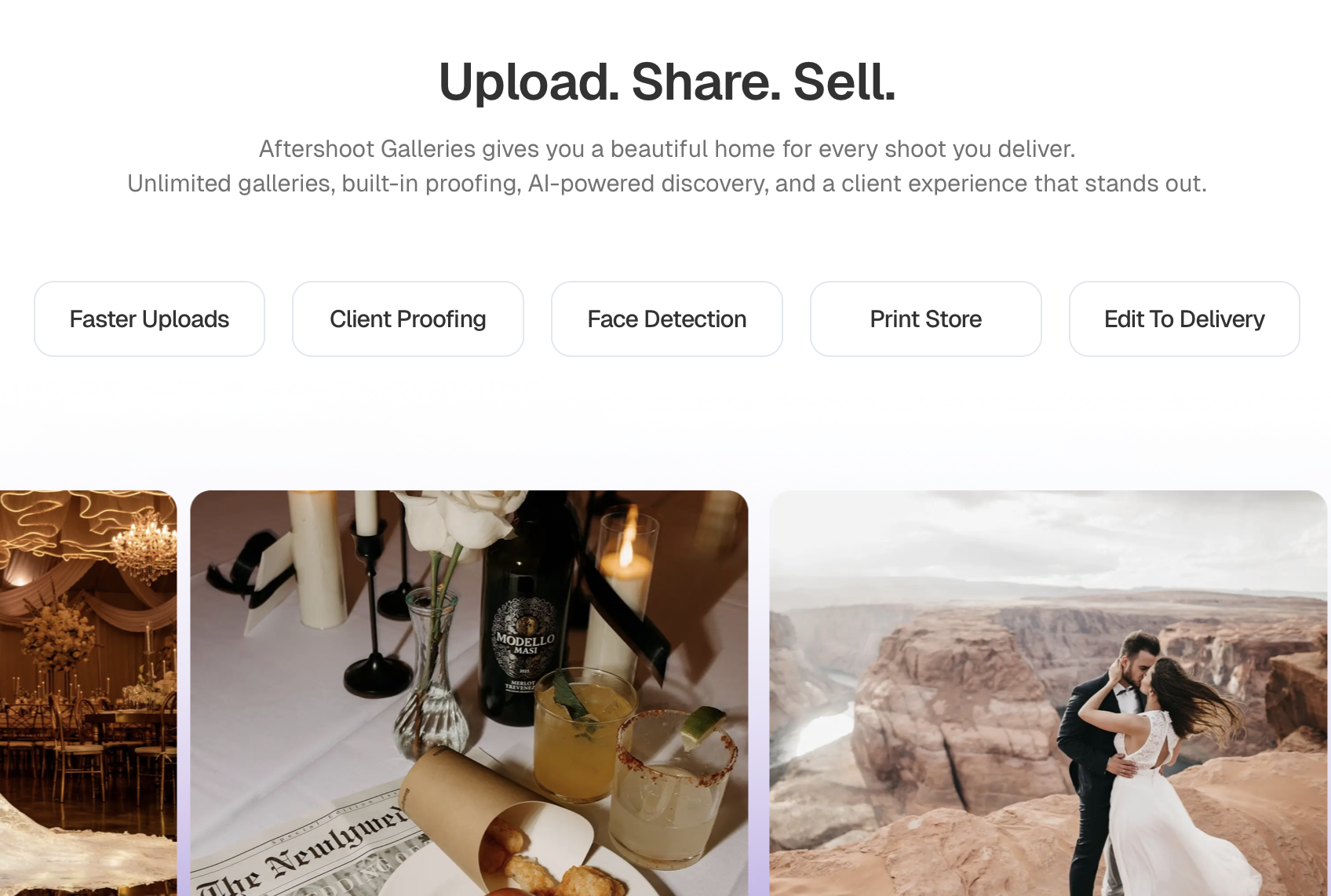 Aftershoot Galleries, a SmugMug Alternative.