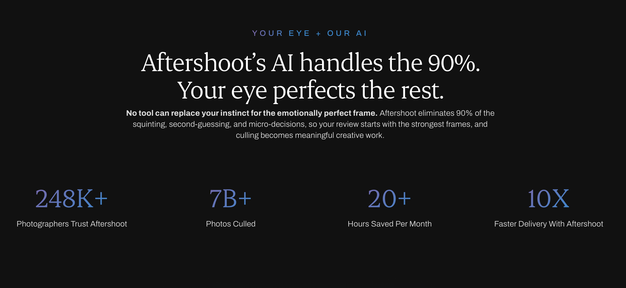 AI Culling in Sports Photography