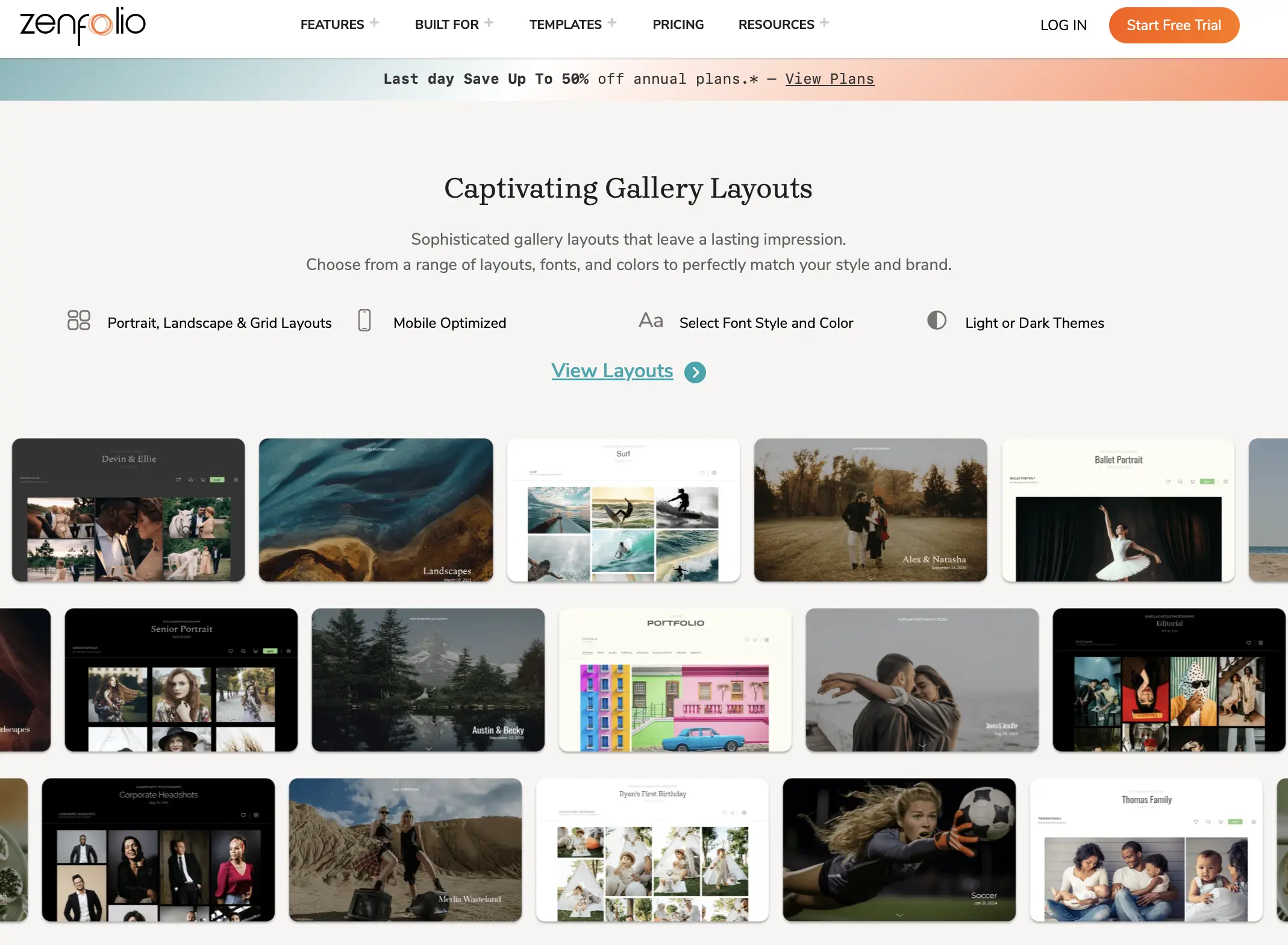 Zenfolio Galleries