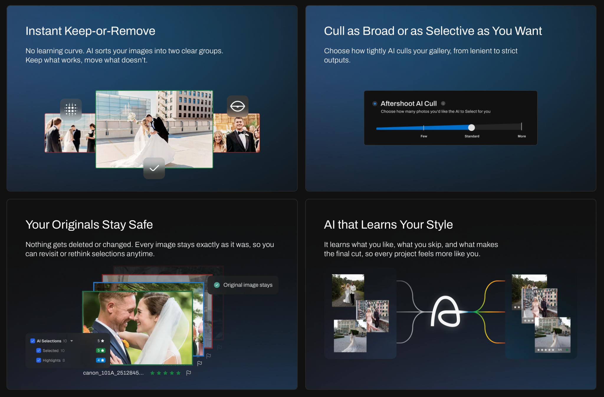 Aftershoot Select - One of the Best AI Culling Tools for Portrait Photography