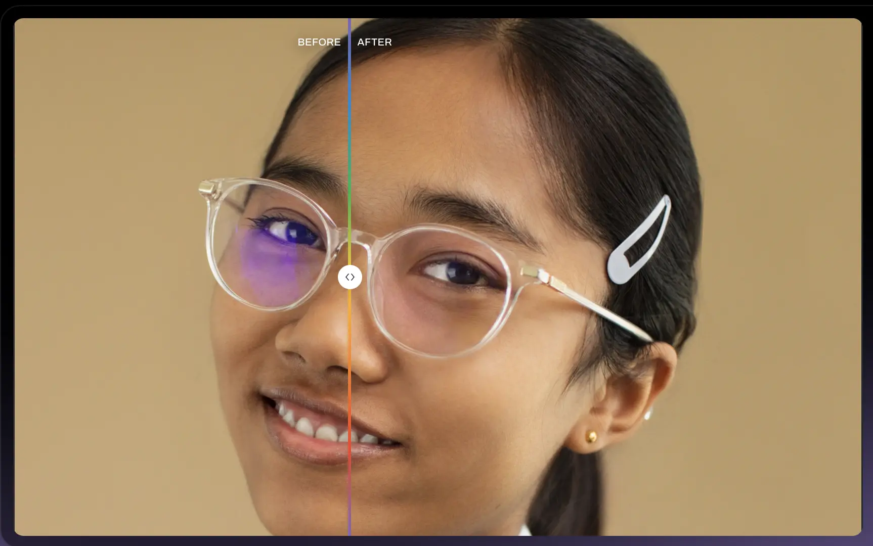 How to Remove Glare From Glasses in Photos: Aftershoot
