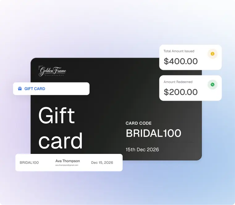 Gifting and Credits for client galleries